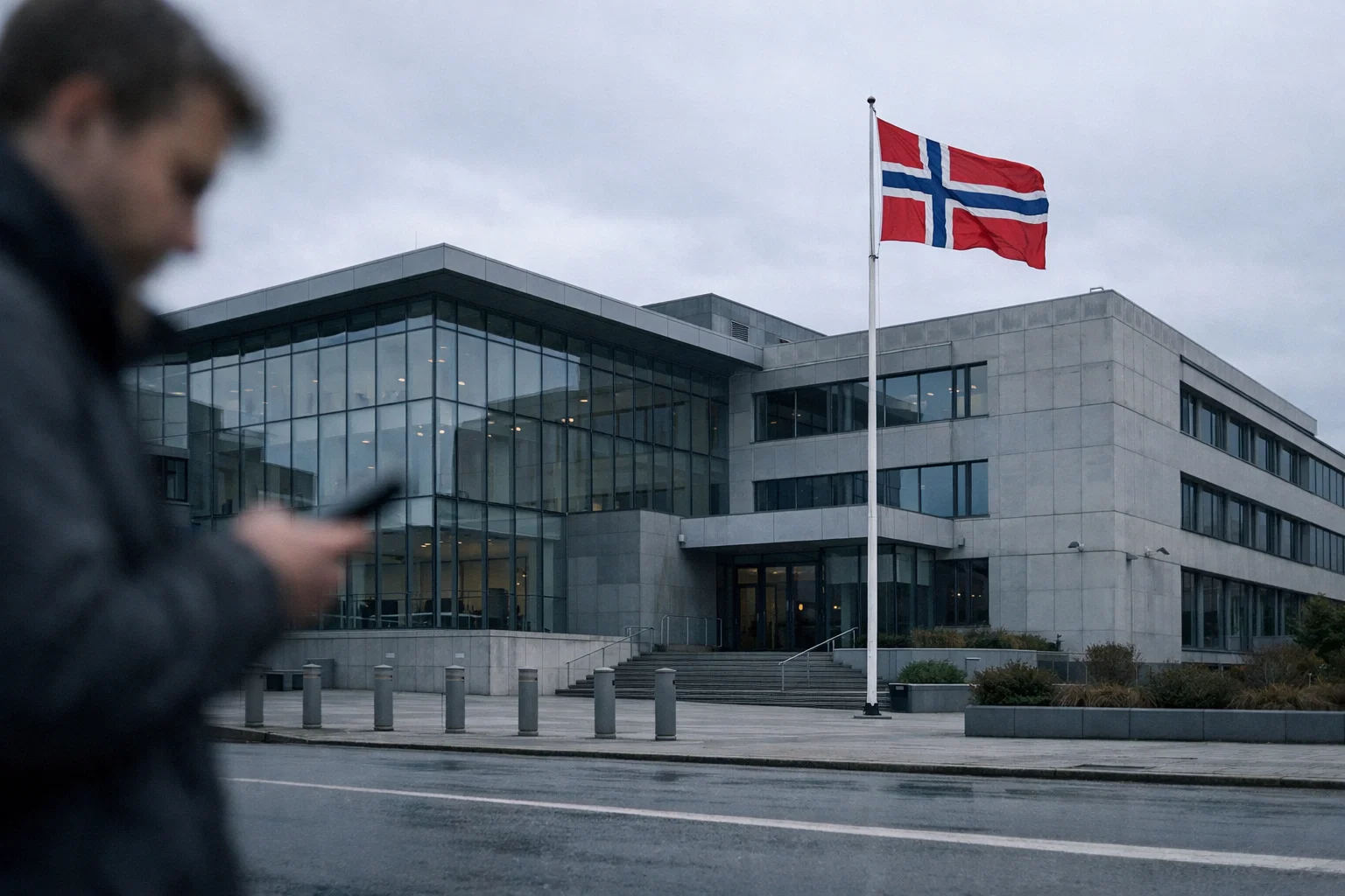 Norsk gamblinglov og offshore betting – Lotteritilsynets hovedkontor og norsk flagg