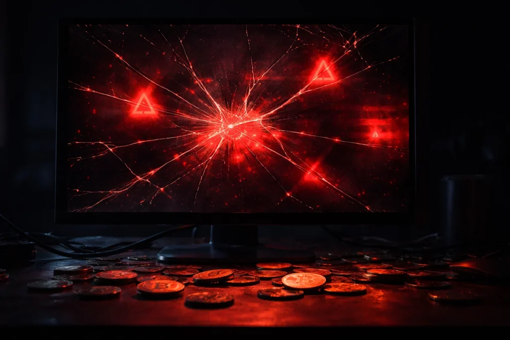 Stake.com-hacket – sprukket skjerm med 41 millioner dollar
